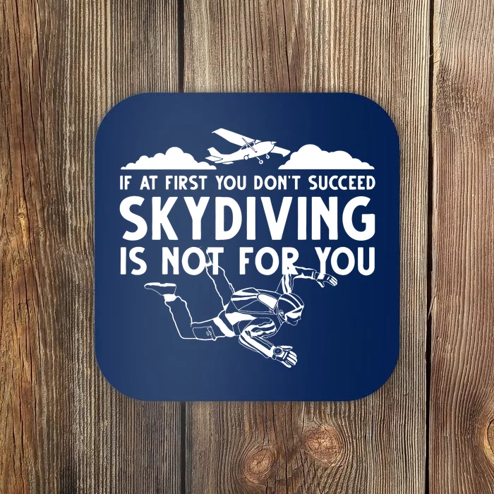 Funny Skydiving Design For Men Women Skydiver Skydive Lovers Coaster