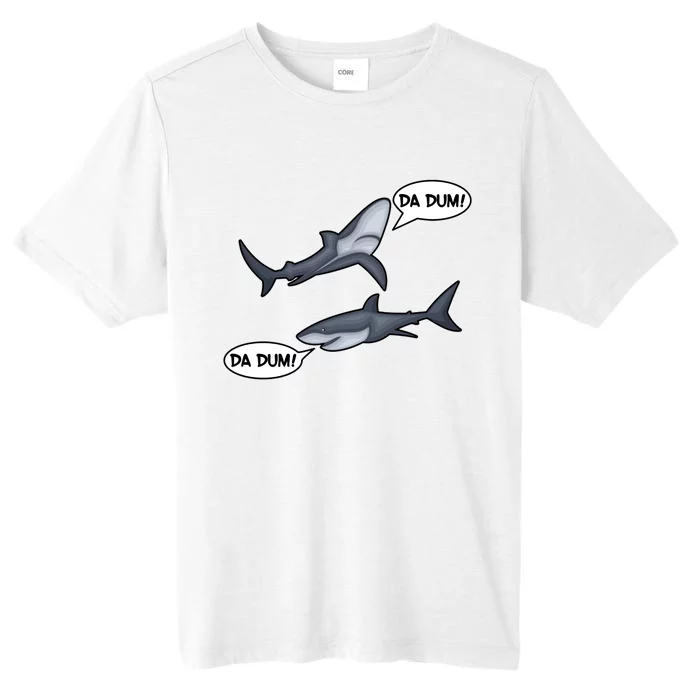 Funny Shark Da Dum Da Dum ChromaSoft Performance T-Shirt