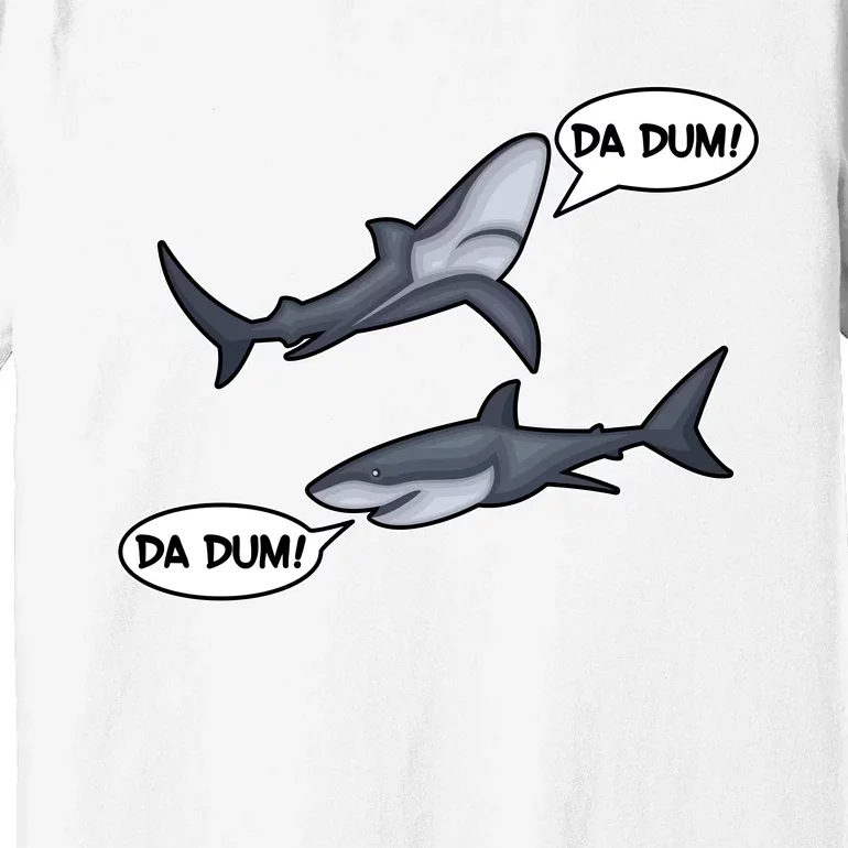 Funny Shark Da Dum Da Dum Premium T-Shirt