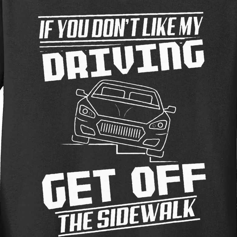 Funny Student Driver New Driver Gifts For N Bad Driver Kids Long Sleeve Shirt