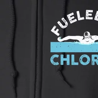 Funny Swimming Designs For Water Sports Lovers Full Zip Hoodie