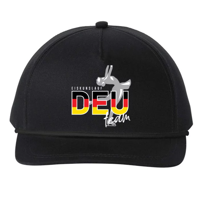 Figure Skating Deutschland Snapback Five-Panel Rope Hat