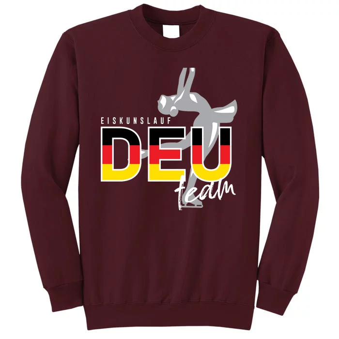 Figure Skating Deutschland Tall Sweatshirt