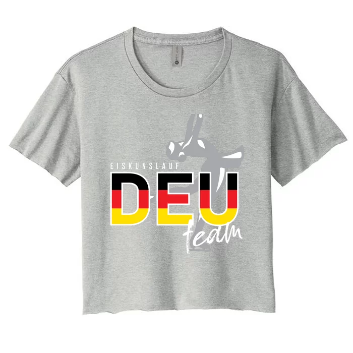 Figure Skating Deutschland Women's Crop Top Tee