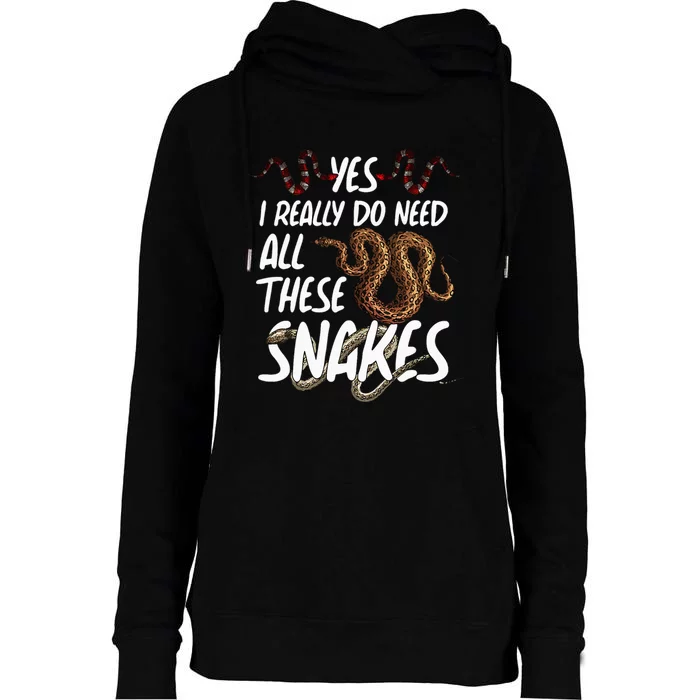 Funny Snake Designs For Men Women Herpetology Reptile Lovers Womens Funnel Neck Pullover Hood