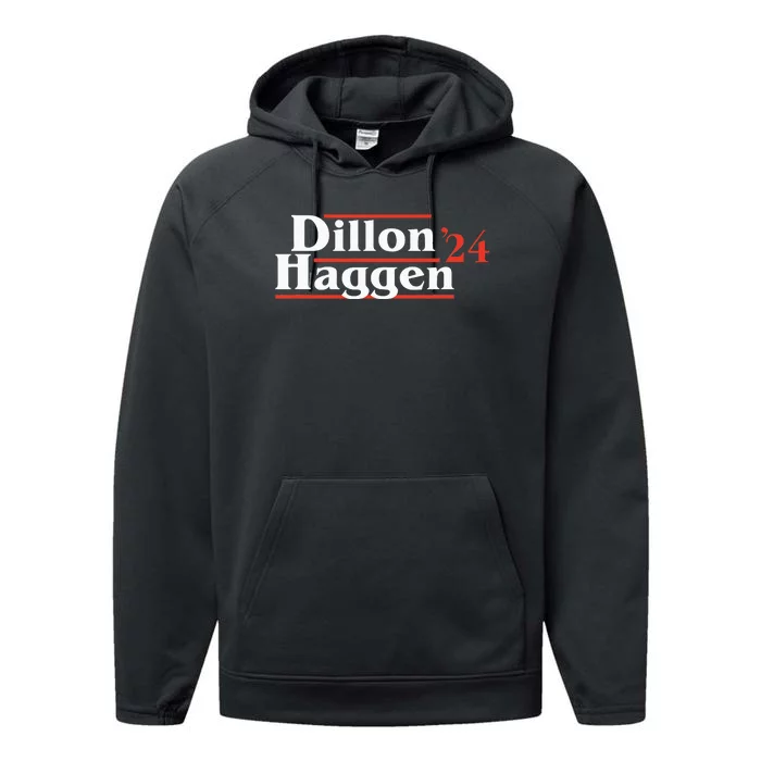 Funny Sheriff Dillon Festus 2024 Campaign Performance Fleece Hoodie