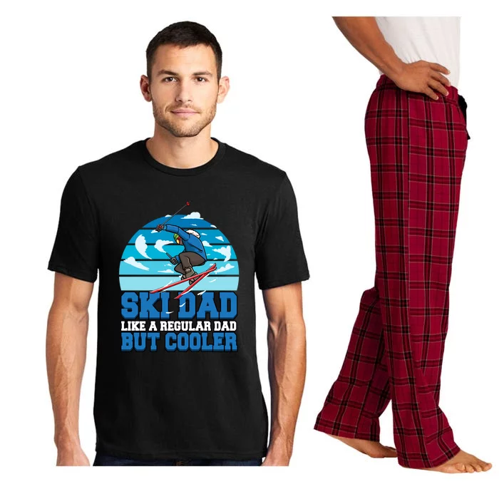 Funny Ski Dad Like Regular Dad But Cooler Gifts For Skier Pajama Set