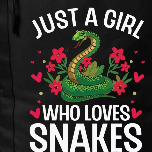 Funny Snake Design For Girl Women Snake Lover Daily Commute Backpack