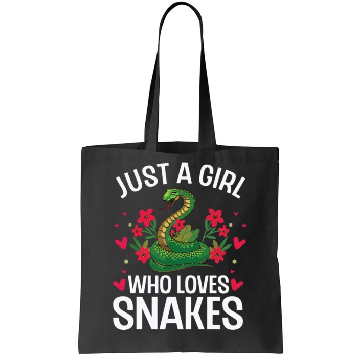 Funny Snake Design For Girl Women Snake Lover Tote Bag