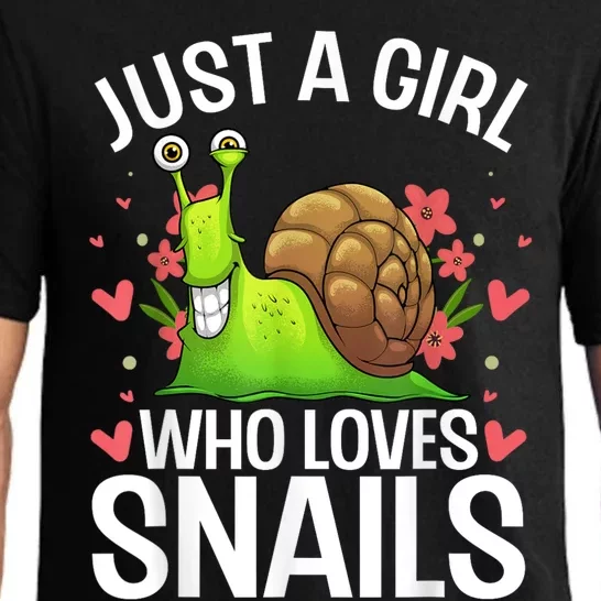 Funny Snail Design For Snail Lover Pajama Set