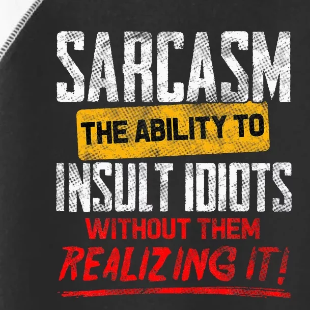 Funny Sarcasm Definition Toddler Fine Jersey T-Shirt