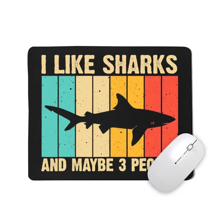 Funny Shark Design For Animal Shark Stuff Mousepad