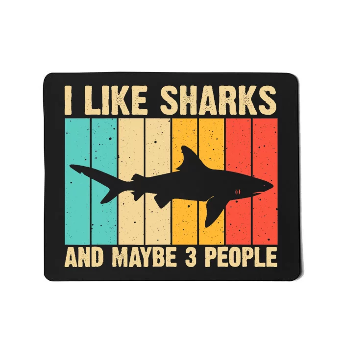 Funny Shark Design For Animal Shark Stuff Mousepad