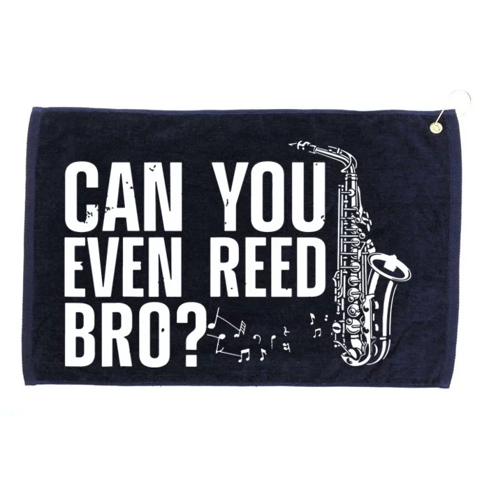 Funny Saxophone Design For Men Women Saxophone Player Reed Grommeted Golf Towel