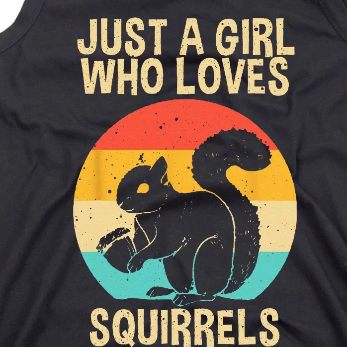 Funny Squirrel Designs For  Mom Chipmunk Lovers Tank Top