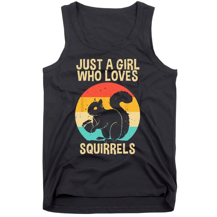 Funny Squirrel Designs For  Mom Chipmunk Lovers Tank Top