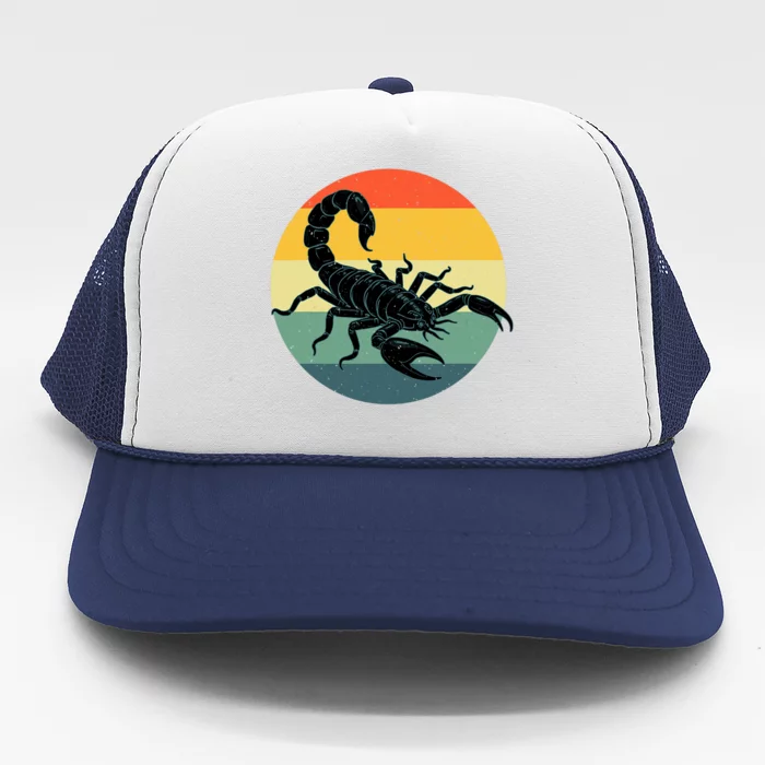 Funny Scorpion Design For Scorpio Lover Scorpion Trucker Hat