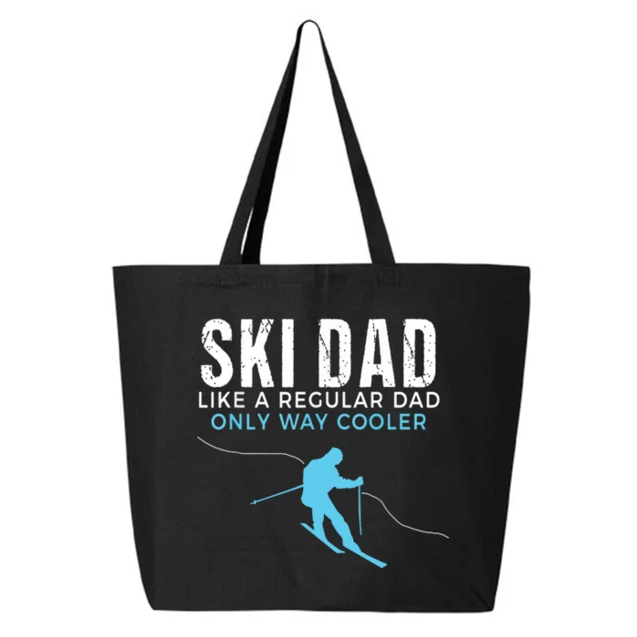 Funny Ski Dad Skier 25L Jumbo Tote