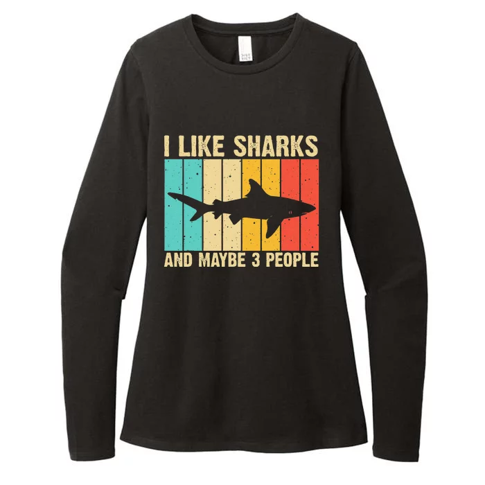 Funny Shark Design For  Animal Shark Stuff Womens CVC Long Sleeve Shirt