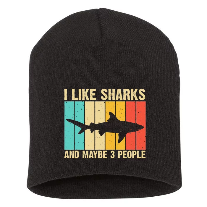 Funny Shark Design For  Animal Shark Stuff Short Acrylic Beanie