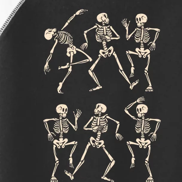 Funny Skeletons Dance Halloween Toddler Fine Jersey T-Shirt