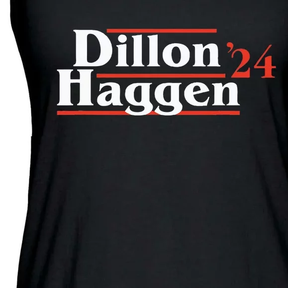 Funny Sheriff Dillon Festus 2024 Campaign Ladies Essential Flowy Tank