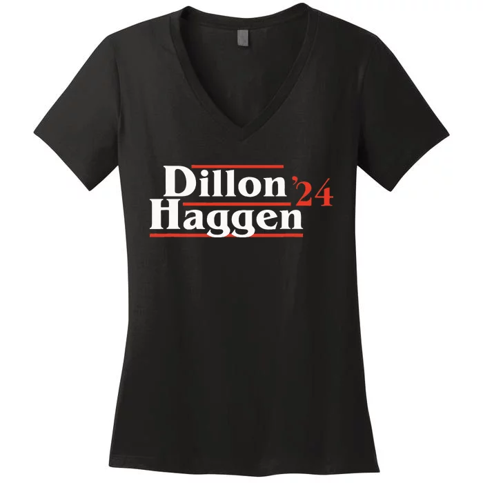 Funny Sheriff Dillon Festus 2024 Campaign Women's V-Neck T-Shirt