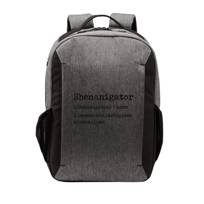 Funny Shenanigator Definition St Patricks Day Gift Vector Backpack