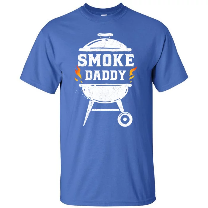 Funny Smoke Daddy Meat Smoking Bbq Grill Lover Pit Master Great Gift Tall T-Shirt