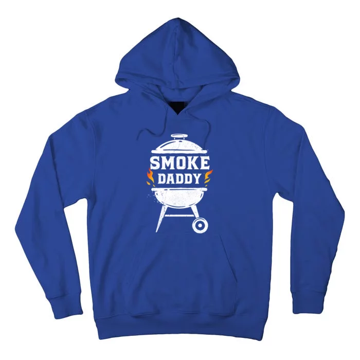 Funny Smoke Daddy Meat Smoking Bbq Grill Lover Pit Master Great Gift Tall Hoodie