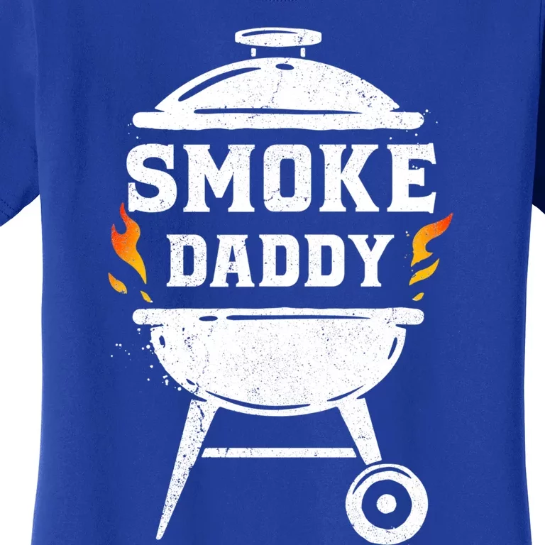 Funny Smoke Daddy Meat Smoking Bbq Grill Lover Pit Master Great Gift Women's T-Shirt