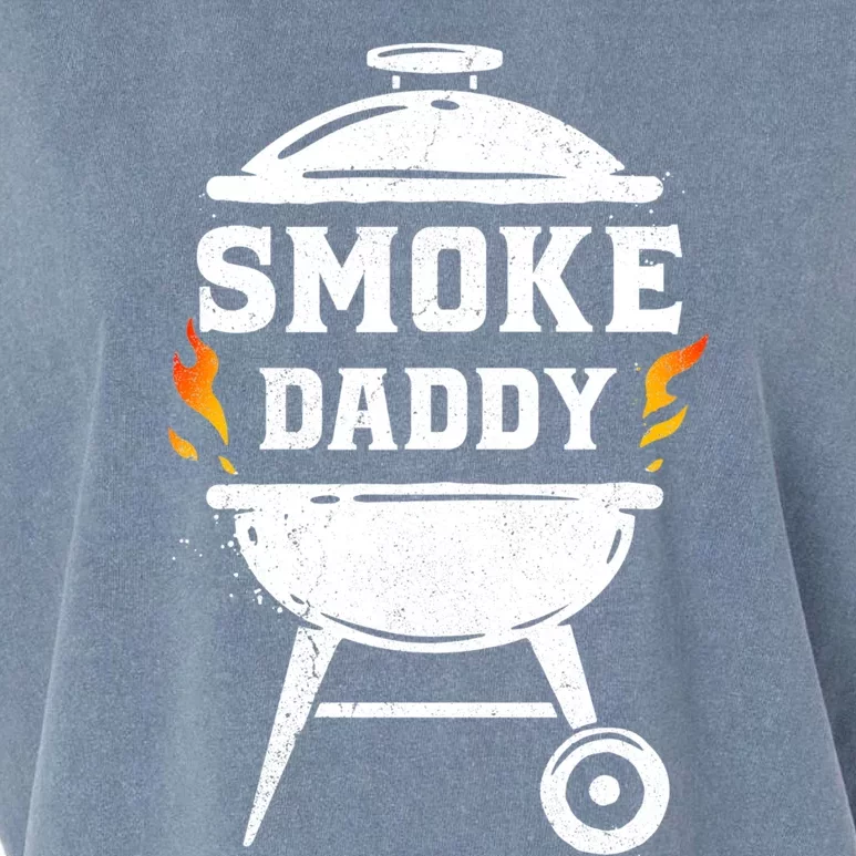 Funny Smoke Daddy Meat Smoking Bbq Grill Lover Pit Master Great Gift Garment-Dyed Women's Muscle Tee