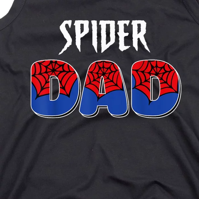 Funny Spider Dad Design Male Parents Spider Love Tank Top