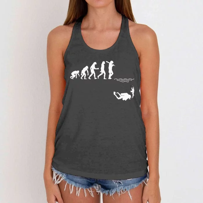 Funny Scuba Diving Professional Scuba Diver Women's Knotted Racerback Tank