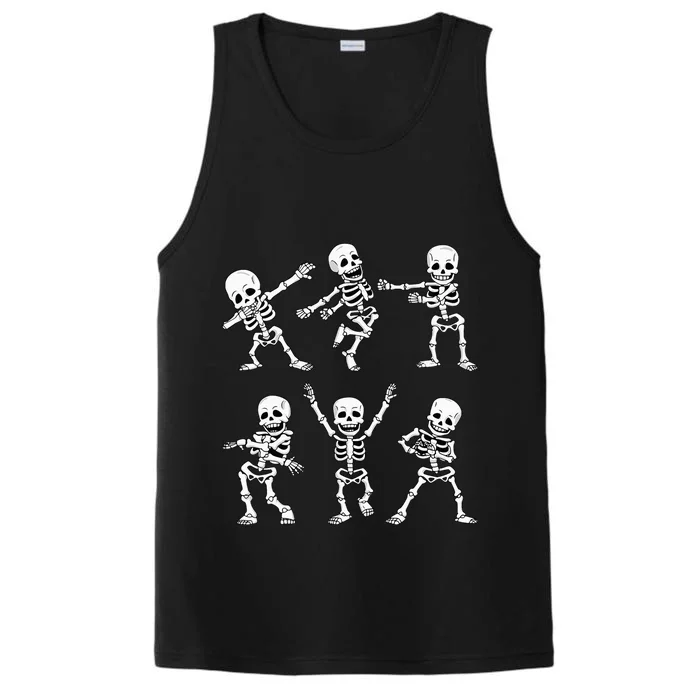 Funny Skeletons Dance Halloween Costume Performance Tank