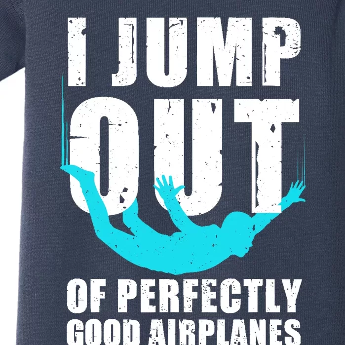 Funny Skydiving Design For Skydiver Skydive Lovers Baby Bodysuit