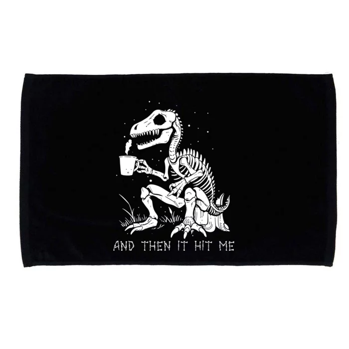 Funny Skeleton Dinosaur Halloween Costume Goth Gift Microfiber Hand Towel