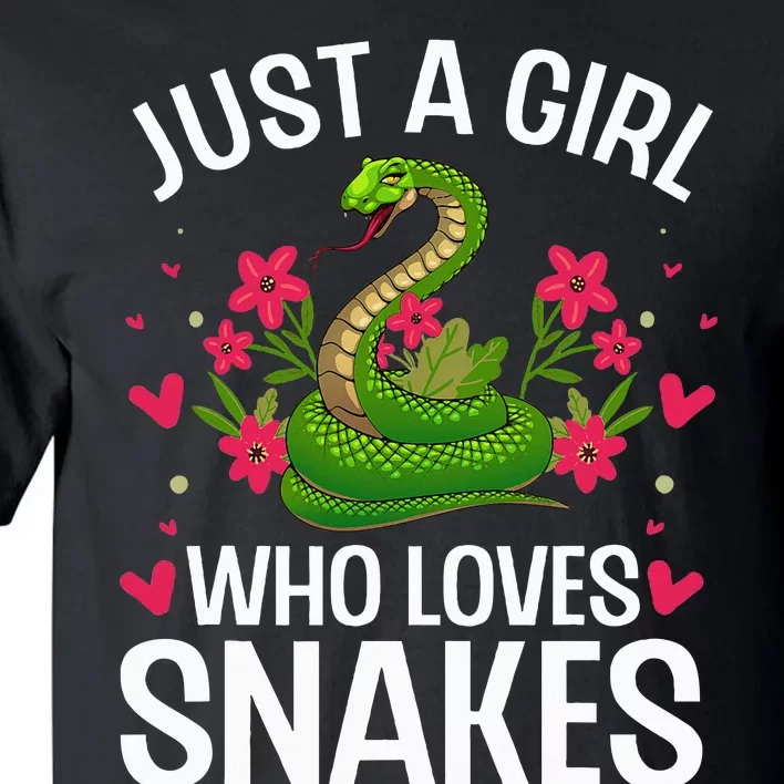 Funny Snake Design Snake Lover Tall T-Shirt