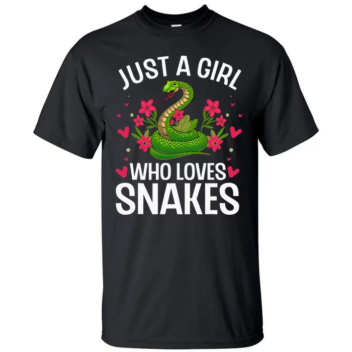 Funny Snake Design Snake Lover Tall T-Shirt