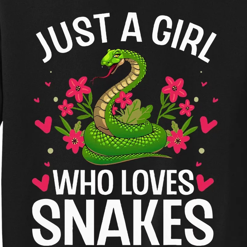 Funny Snake Design Snake Lover Tall Sweatshirt