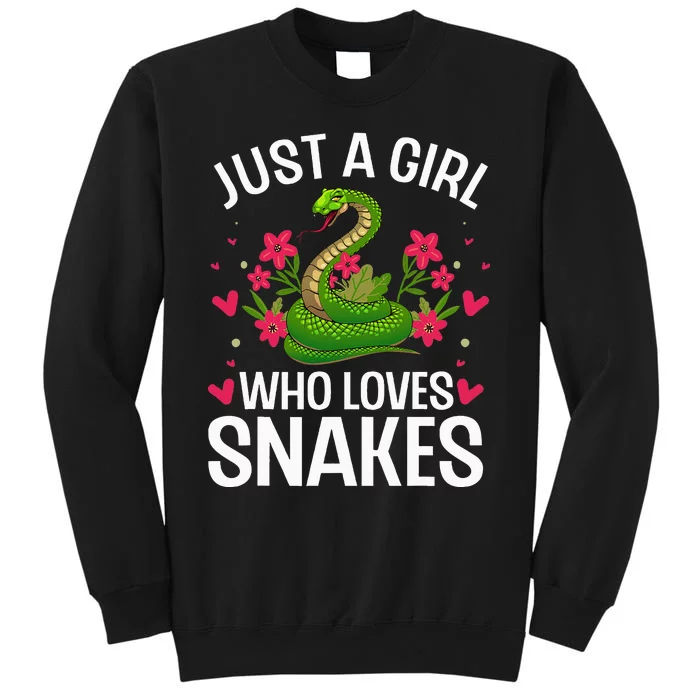 Funny Snake Design Snake Lover Tall Sweatshirt