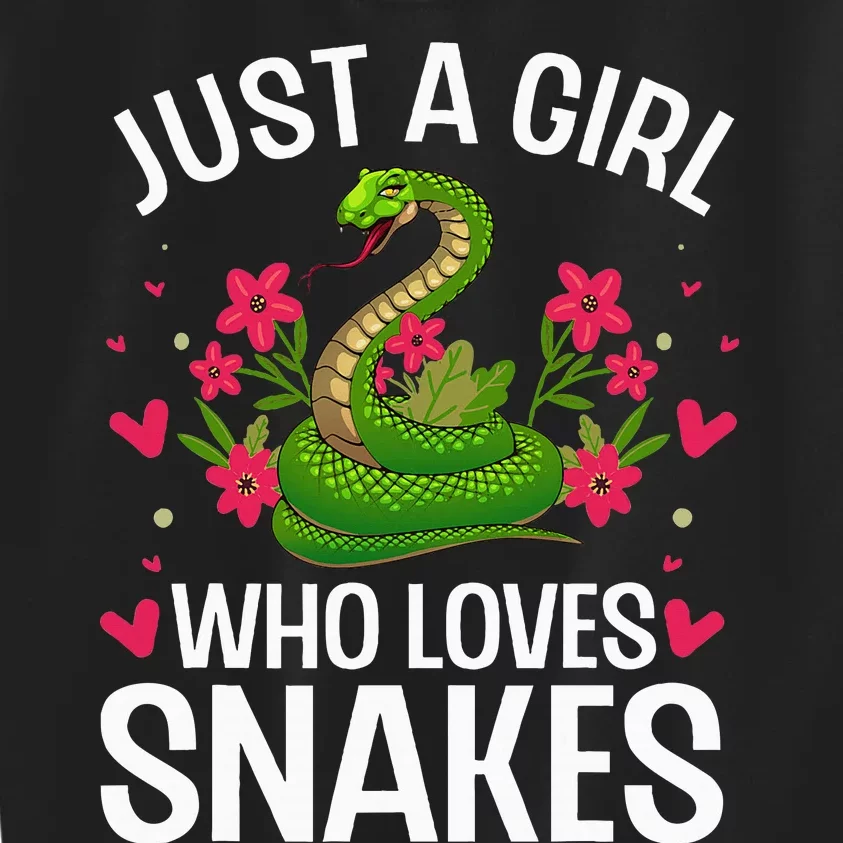 Funny Snake Design Snake Lover Kids Sweatshirt