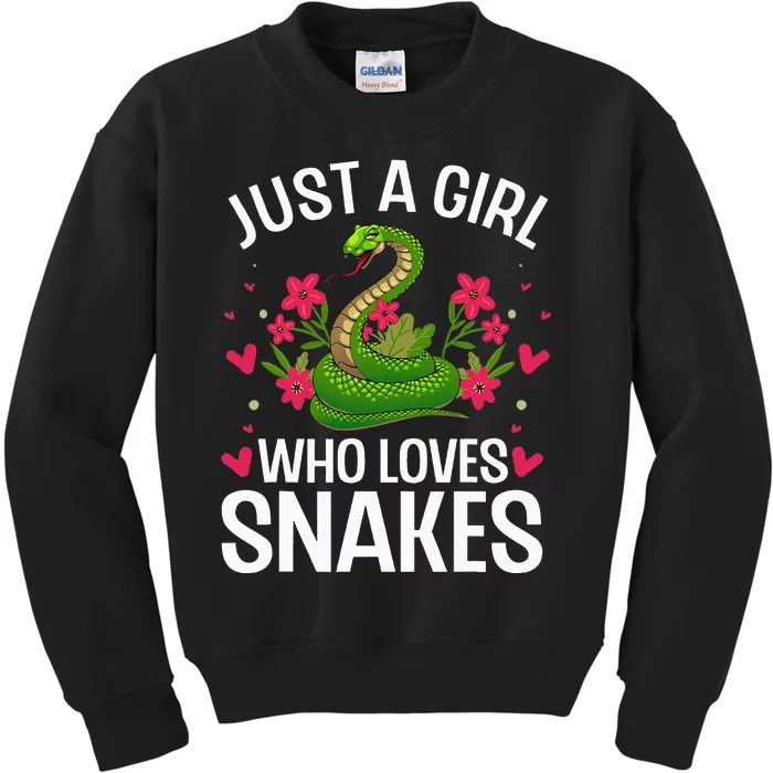 Funny Snake Design Snake Lover Kids Sweatshirt