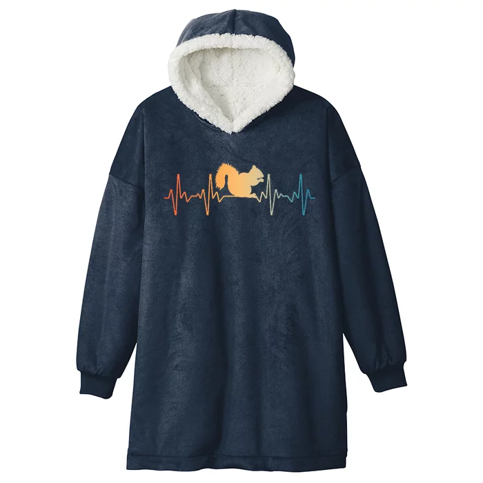 Funny Squirrel Designs For Chipmunk Squirrel Hooded Wearable Blanket