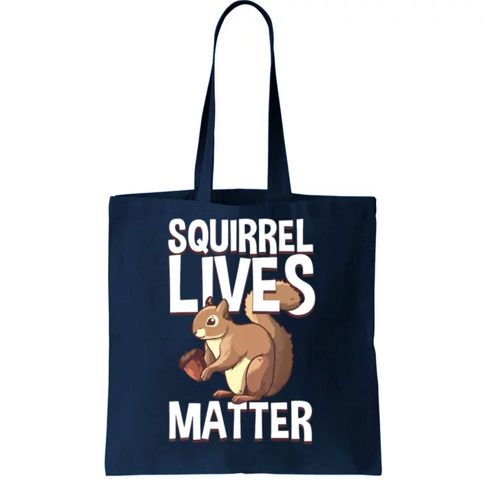 Funny Squirrel Designs For Chipmunk Lovers Tote Bag