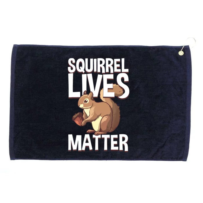 Funny Squirrel Designs For Chipmunk Lovers Grommeted Golf Towel