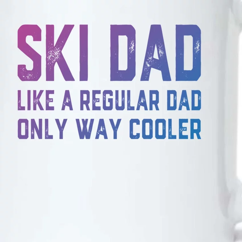 Funny Ski Dad Skiing Father Funny Gift For Skiers Gift Black Color Changing Mug