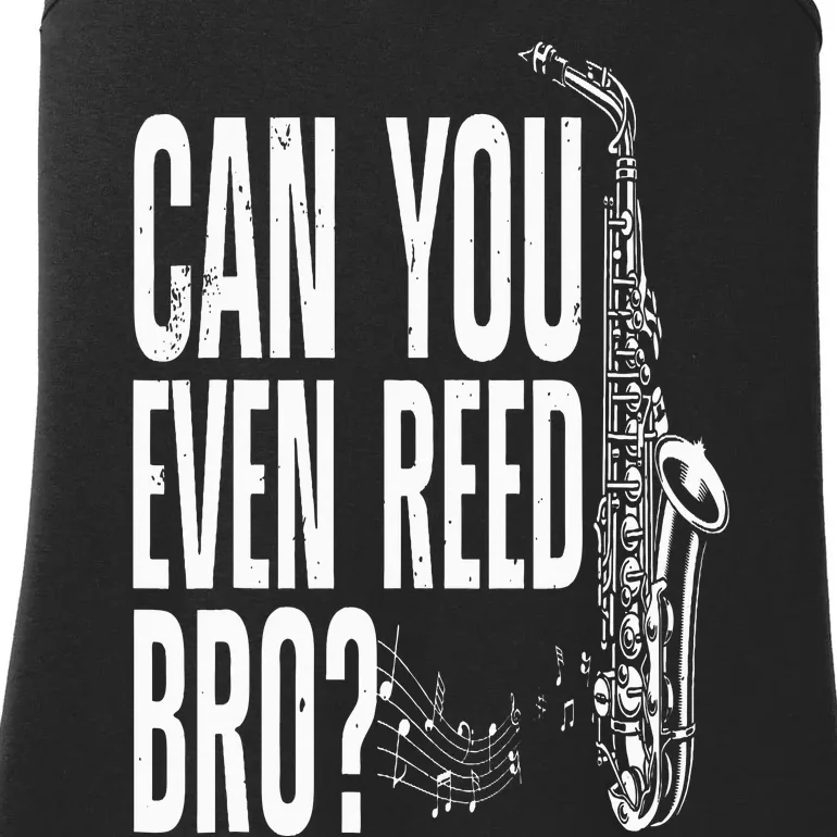 Funny Saxophone Design For  Saxophone Player Reed Ladies Essential Tank