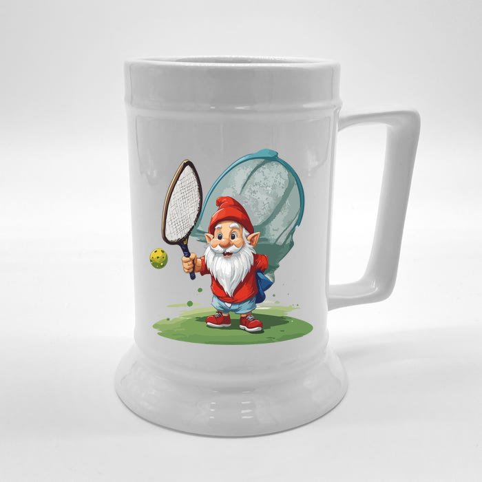 Funny Sports Design Pickleball Dwarf Cucumber Meaningful Gift Front & Back Beer Stein