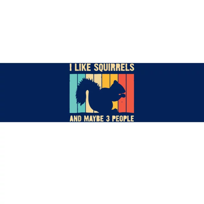 Funny Squirrel Design For Pet Squirrel Lovers Bumper Sticker